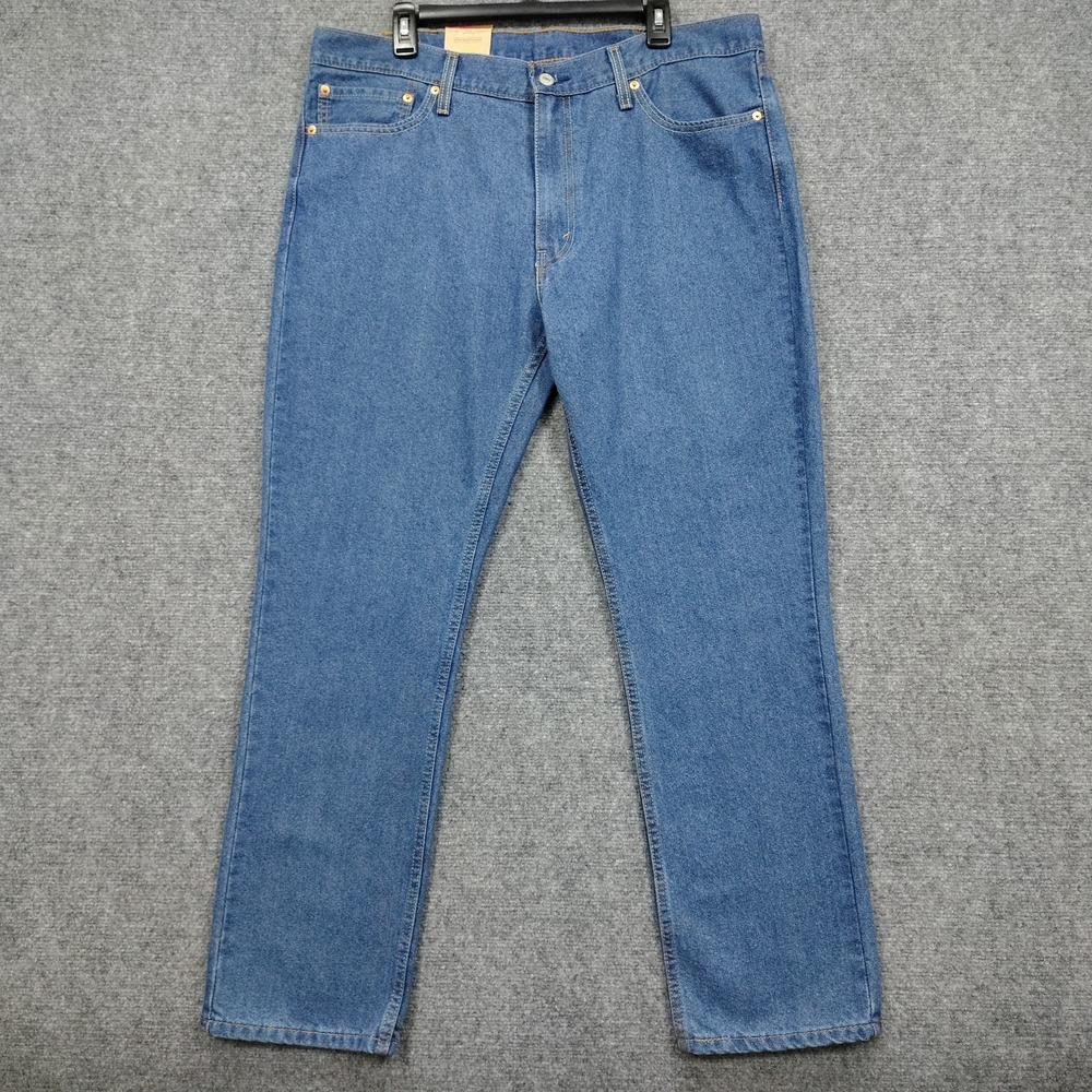 NEW Levi's 511 Jeans Men's 38X30 Blue Denim Slim Fit Straight Leg Stretch Casual - Picture 1 of 14